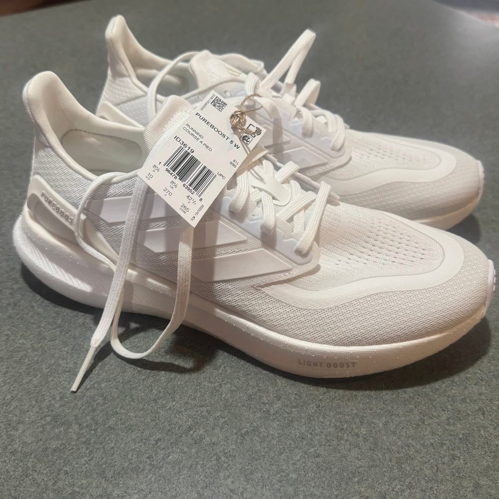 Adidas White Running Shoes